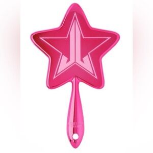 Jeffree Star baby pink chrome star handheld mirror NIB
